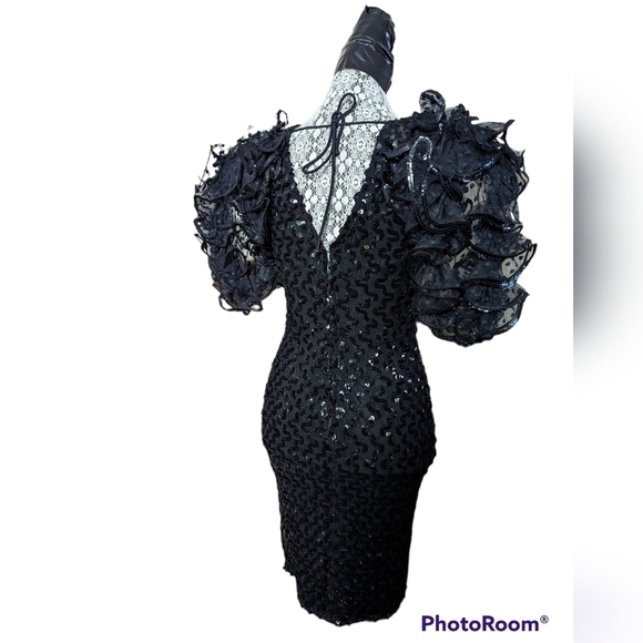 HP. Vintage LORIANN Cocktail Dress - Picture 2 of 16